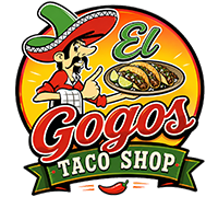 El GoGo's Taco Shop authentic Mexican restaurant logo
